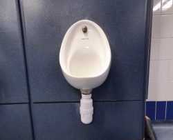 clean urinal