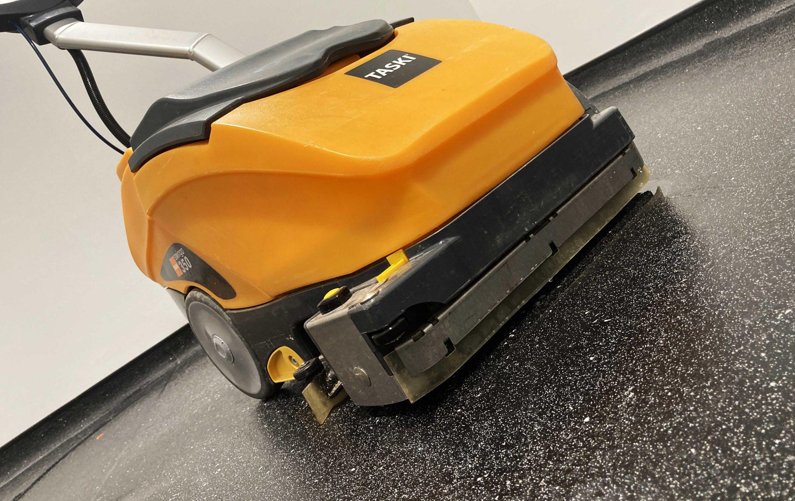 hard floor cleaning taski scrubber